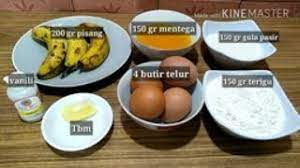Bagaimana bunda mudah bukan cara membuat bolu. Resep Bolu Pisang Youtube