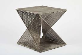 Pair Of Mathieu Mategot Style Geometric Side Tables Side Table Geometric Side Table Table