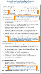 A number of documents are available the website offers two forms of documents: High School Graduate Resume Example