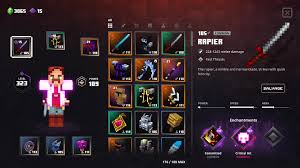 Boasting the fastest attack speed for a melee weapon, this weapon . Rapier With Committed Critical Hit Minecraft Dungeons