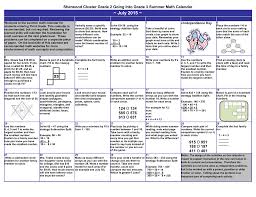 2nd grade going into 3rd math