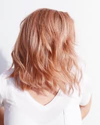 This blonde hair color should mimic rosé wine as a pinkish, peachish hue of blonde. 50 Irresistible Rose Gold Hair Color Looks For 2020