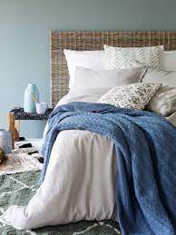 Tableau abstrait pour chambre paysage urbain taupe gris, image source: Plaid Tricot Bleu Chambre Cosy Hygge Gris Beige Creme Bleu Claire Draps En Lin Tete De Lit En Osier Ambiance Hygge Douce Avec Tapis Home Home Decor Cozy House