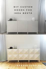 Besta Bested The Cheapest Easiest Diy Custom Doors Ikea Hackers Repurposed Furniture Diy Refinishing Furniture Diy Home Diy