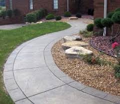 Steps Sidewalks Wilmer62 Decorative Concrete Patio Garden Design Front Yard Landscaping Sidewalk