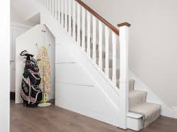 Designed and built by modern tiny living. Under Stair Storage Clever Closet