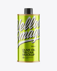 Download 250ml Metallic Olive Oil Tin Can Mockup In Can Mockups On Yellow Images Object Mockups PSD Mockup Templates