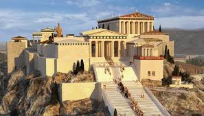 Animation Presents The Ancient Greek Acropolises Of Athens And Sicily Ancient Greek Architecture Ancient Greece Architecture Greece Architecture