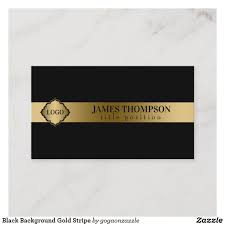 Black And Gold Business Card Background Black Background Gold Stripe Business Card Zazzle Com In 2020 Striped Business Card Gold Stripes Black Backgrounds