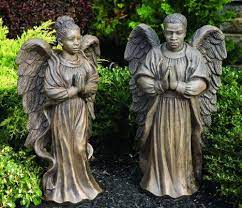 Browse through a large selection of beautiful statues & sculptures! African American Outdoor Angel Statue Giftswithlove Inc