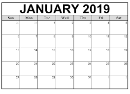 Printable January 2019 Calendar Free Download Editable Calendar Calendar Printables Calendar 2019 Template