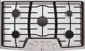 Gas cooktop in stainless steel with 5 burners including 17k superboil burner measurement guide. Lg 36 Built In Gas Cooktop With Superboil Burner Stainless Steel Lcg3611st Best Buy