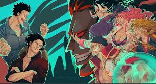 Roger And Garp Vs Rocks Pirates One Piece Comic One Piece Anime One Piece Luffy