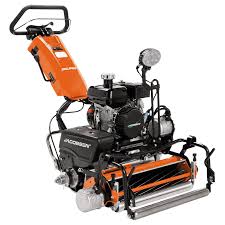 Cricket outfield ride on mower & verticutter heads. Golf Mowers Jacobsen