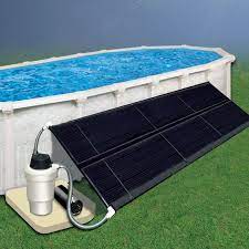 Sun ray solar pool heating panels are metallic heat exchangers engineered to absorb solar energy. Doheny S Above Ground Pool Solar Heating System For Sale Doheny S Pool Supplies Fast