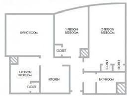 West A B C Quad Apartment Floor Plans University Housing House