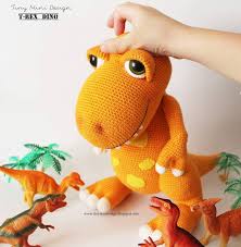 Gunaydin Korkunc Dinozorum Dino Yu Gormus Muydunuz Hayvan Modelleri Tasarlamayl Crochet Dinosaur Patterns Crochet Dinosaur Crochet Toys Patterns