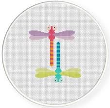 Plus, use our caption/border maker tool to chart your own words. Dragonflies Cross Stitch Pattern Daily Cross Stitch