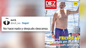 Despiporre con la portada de 'Diez Minutos' sobre el 