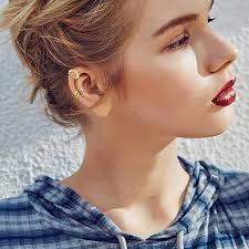 Diamday 18 Pieces Ear Cuff Earrings with Chain for Women Helix Cartilage  Clip On Wrap Clips Adjustable Ears Non Pierced Ear Cuff Set, Brass: Buy  Online at Best Price in UAE -