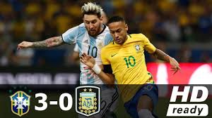 La final que hará vibrar al continente. Brazil Vs Argentina 3 0 World Cup Qualifying Full Highlights Youtube