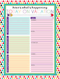 Take a break from the daily grind and plan your road trip well using an itinerary so that you can have the adventure you've been waiting for. Free Printable Daily And Weekly Vacation Calendars I Should Be Mopping The Floor