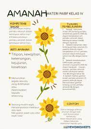 Amanah adalah sikap jujur atau dapat di percaya. P3wkvlmlbraukm