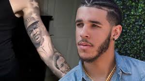 Lamelo lafrance ball (born august 22, 2001) is an american professional basketball player for the charlotte hornets of the national basketball association (nba). Lonzo Ball Debuts Amazing New Tattoo Sleeve Covered With Legends Youtube