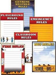 School Safety Rules Cheap Chart Six Pack School Specialty