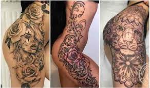 80 Fotos de tatuagens femininas na perna para se inspirar - Fotos e Tatuagens