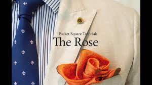 Pinch & fold's collection of jewellery is crafted from only the highest of quality materials, hand forged by the most skilled craftsmen. Pocket Square Tutorial How To Fold The Rose Youtube