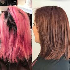 When selecting any hair color of choice, you'll likely get the best results if you match your desired color to your overall tone.and while purple is a bit of an off kilter weather choice, you'll. 6 Best Colors To Cover Pink Hair According To A Colorist Purple Chocolate And Others