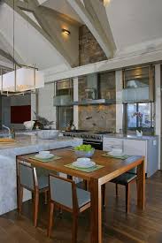 Kitchen Island With Standard Height Table Attached Kitchen Island Table Top Kitchen Table Kitchen Table Settings