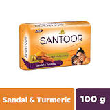 Buy Santoor Bathing Soap Sandal Turmeric 100 Gm Online At ...