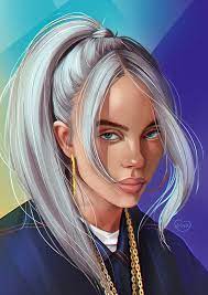Fanart Billie Eilish In 2020 Digital Art Girl Billie Digital Portrait
