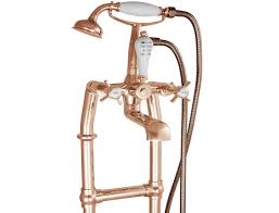 Check spelling or type a new query. Freestanding Bath Shower Mixer Taps Copper 700mm Renaissance At Home