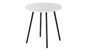 Beistelltisch Canneto Weiss Schwarz 40 Cm Hoffner Beistelltisch Beistelltische Tisch