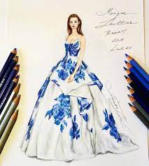 Create digital artwork to share online and export to popular image formats jpeg, png, svg, and pdf. Fashion Illustrations By Natalia Zorin Liu Cuded Dress Illustration Fashion Drawing Dresses Fashion Illustration Dresses