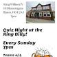 Weekly Quiz Night at The King William IV event image