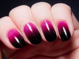 Baby pink matte nail design with zigzag lines. Pink And Black Nails Design Images For Short And Long Nails Nails 2020