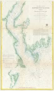 Preliminary Chart Of Rappahannock River Virginia From