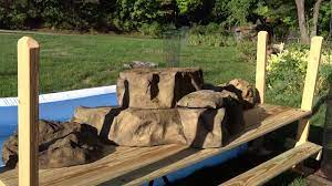 Above Ground Swimming Pool Waterfall Ideas Youtube Swimming Pool Waterfall Pool Waterfall Above Ground Swimming Pools