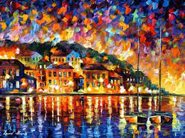 I was reading about this water bottle by botl that behaves like a canvas water bags to keep water cool. Leonid Afremov Oil On Canvas Palette Knife Buy Original Paintings Art Famous Artist Biography Official Page Online Gallery Large Artwork Fine Water Boat Sea Scape Pier Dock Night Calm Yachts Harbor Shore