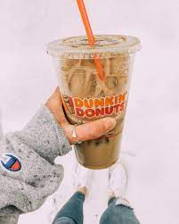Iced Coffee All The Way Even In The 30 Below Weather Is It Snowing Where You Live Dunkin Ootd Swea Iced Coffee Dunkin Donuts Iced Coffee Dunkin