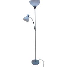 Mainstays 72 Combo Floor Lamp With Adjustable Reading Lamp Silver Walmart Com Floor Standing Lamps Floor Lamp Silver Floor Lamp