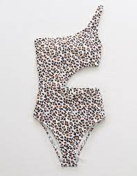 Aerie Cutout One Shoulder One Piece Swimsuit Swimsuits Cute One Piece Swimsuits Gingham Bathing Suit