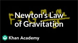 Introduction To Newtons Law Of Gravitation Video Khan