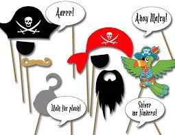 Birthday Photo Booth Props Printable Image Detail For Of Pirate Party Photo Booth Props Printable Diy Pirate Birthday Party Pirate Party Pirate Theme Party Pirate Birthday