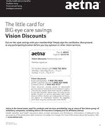 Vision insurance plans are underwritten by aetna life insurance company (aetna). Aetna Discount Plan Vision