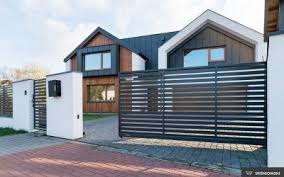 Modern System Wisniowski House Gate Design Gate Design Modern